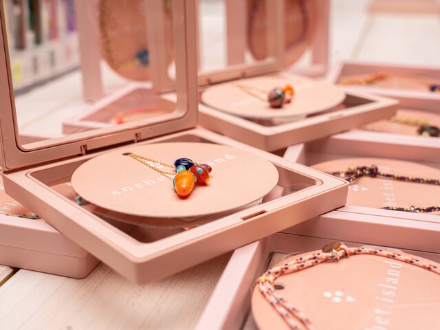 Sorbet island Halskette FRUIT GLASS BEAD gold 97588 2