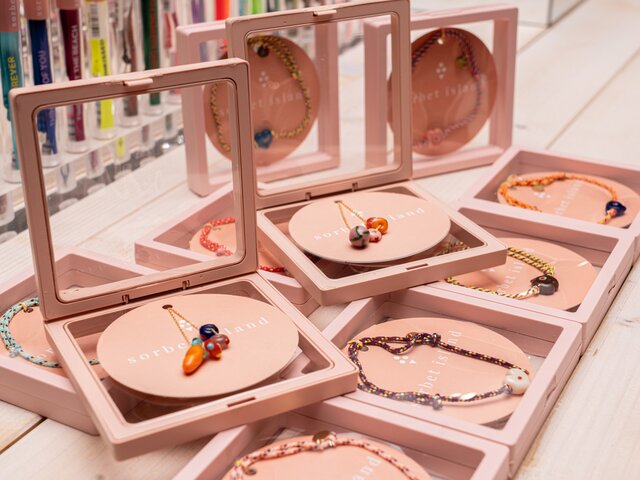 Sorbet island Halskette FRUIT GLASS BEAD gold 97588 3