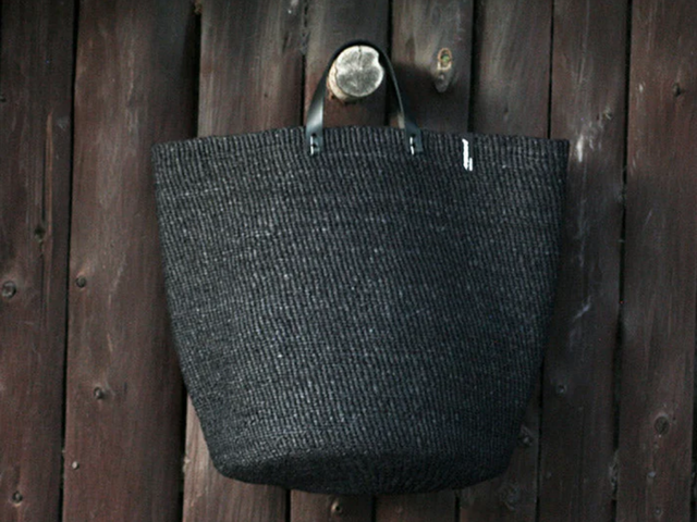 Mifuko Korbtasche KIONDO L schwarz 98977 2