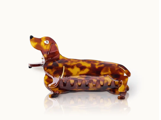 by Vivi Haarklammer Dackel braun 71902 by Vivi Haarklammer Dackel braun 71902