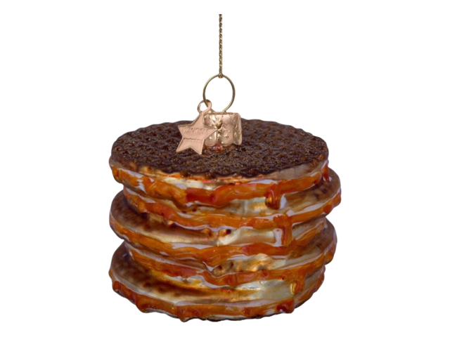 Vondels Weihnachtsanhänger Stroopwafel 68328 1