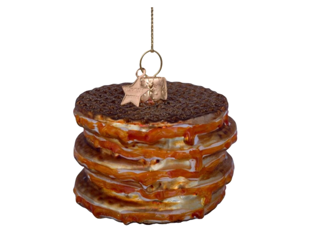 Vondels Weihnachtsanhänger Stroopwafel 68328 1