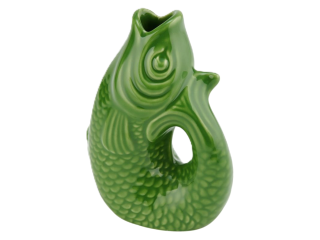 Gift Company Vase MONSIEUR CARAFON Fisch XS green bay 66741 1