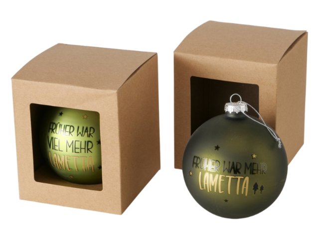 Boltze Weihnachtskugel Lametta 66962 1