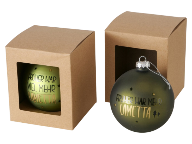 Boltze Weihnachtskugel Lametta 66962