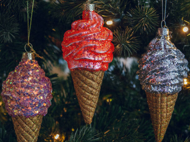 Weihnachtsanhänger Vondels Eiscreme zartrosa 68341 2