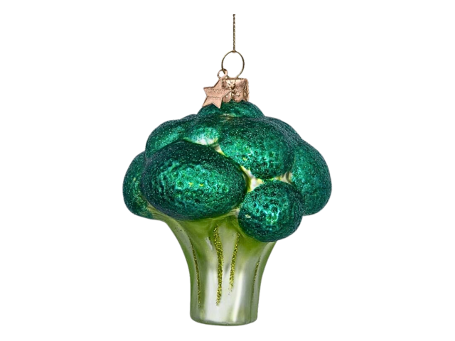 Vondels Weihnachtsanhänger Glas Broccoli 68305 1