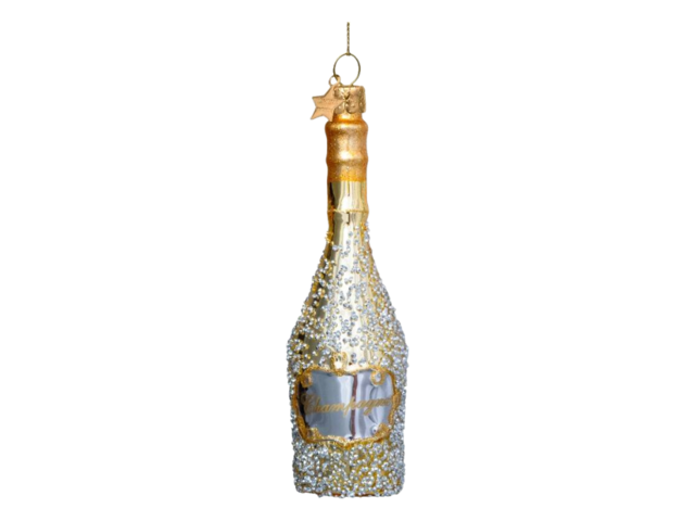 Vondels Weihnachtsanhänger Glas Champagner Bottle 68289 1