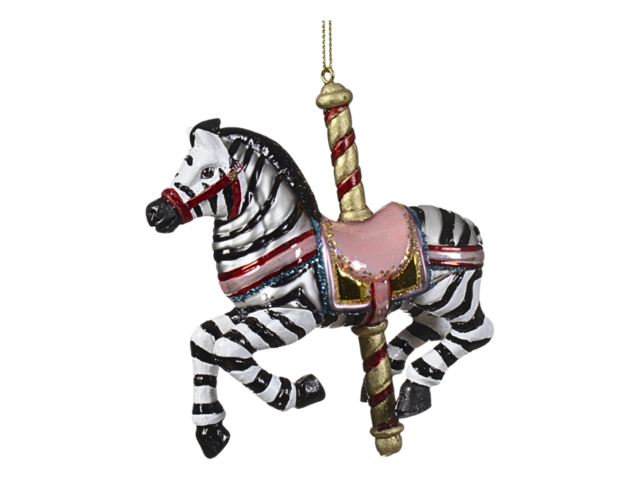 Kaemingk Weihnachtsanhänger ZEBRA mehrfarbig 74747 1