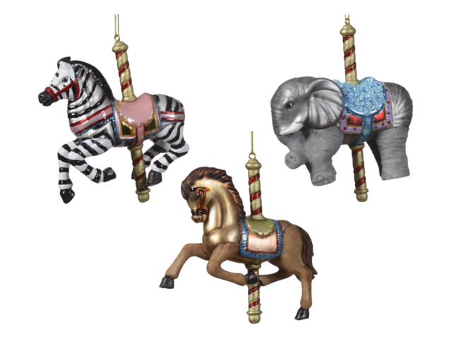 Kaemingk Weihnachtsanhänger ZEBRA mehrfarbig 74747 2