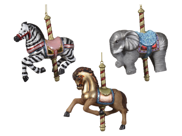 Kaemingk Weihnachtsanhänger ZEBRA mehrfarbig 74747 2