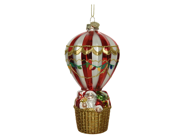 Kaemingk Weihnachtsanhänger BALLON rot 74749