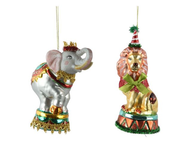 Kaemingk Weihnachtsanhänger ZIRKUSLÖWE mehrfarbig 74753 2