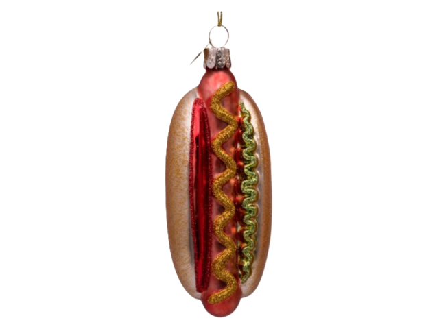 Vondels Weihnachtsanhänger Glas Multihotdog 68302 1