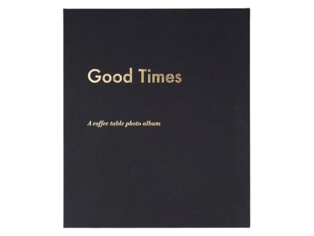 Printworks Kaffeetisch Fotoalbum GOOD TIMES schwarz 69372 1