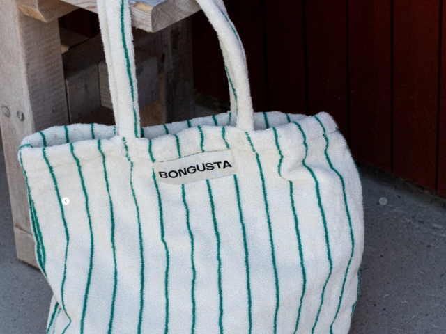 Bongusta Tragetasche NARAM pure white & grass 72756 2