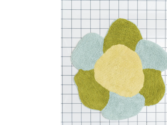 Tarta Gelatina Badematte GARDENIA grün/gelb/blau 73561 1
