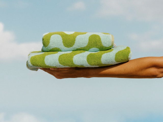 Tarta Gelatina Badetuch ALGE grün / blau 73572 1 Tarta Gelatina Badetuch ALGE grün / blau 73572 1