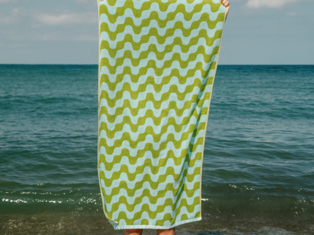 Tarta Gelatina Badetuch ALGE grün / blau 73572 2 Tarta Gelatina Badetuch ALGE grün / blau 73572 2