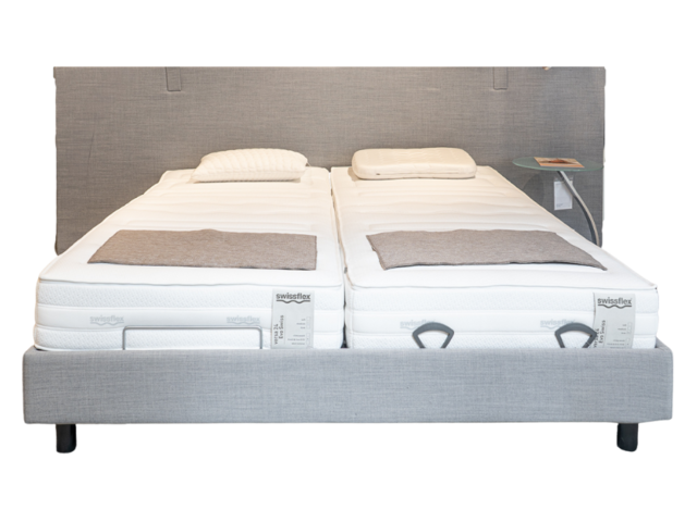 Swissflex Bettgestell Silhouette hellgrau 43372 1