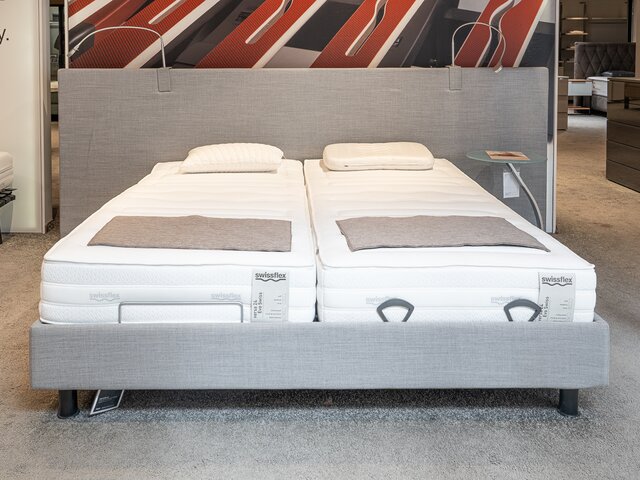 Swissflex Bettgestell Silhouette hellgrau 43372 2