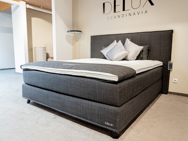 Delux Boxspringbett IDÖ line graphite 73756 4