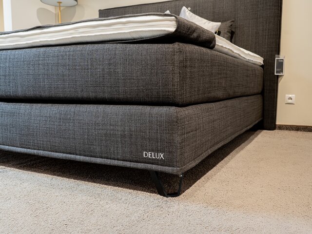 Delux Boxspringbett IDÖ line graphite 73756 8