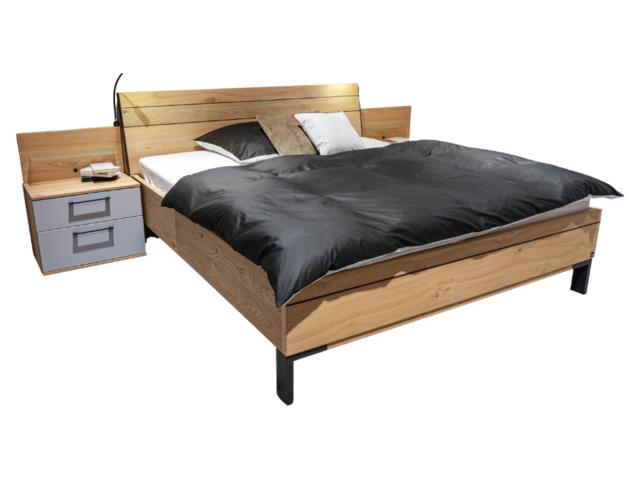 Interliving Bettanlage IL1207 satingrau 67881