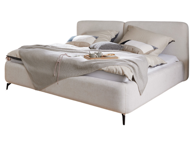 Interliving Doppelbett IL1419 hellgrau 73452