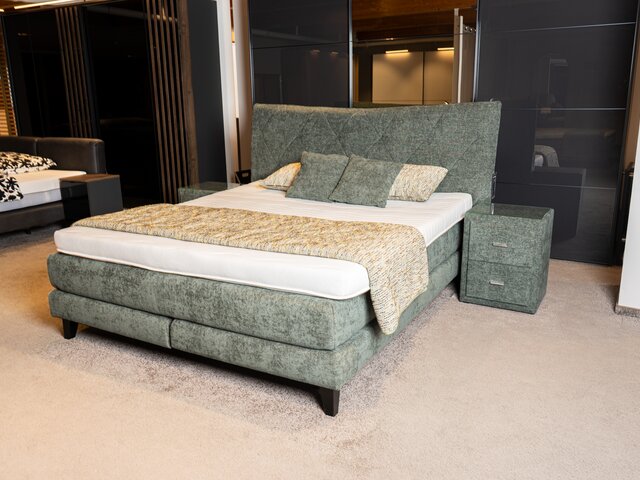 Interliving Boxspringbett IL1420 grün 73187 2