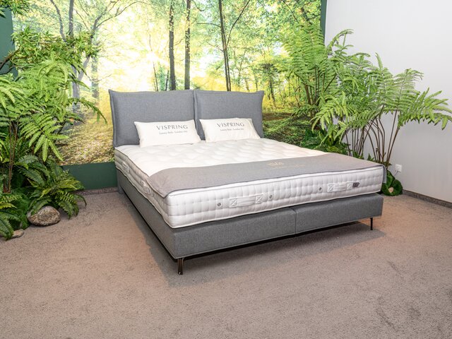Vispring Boxspringbett KATHERINE grau 95569 2