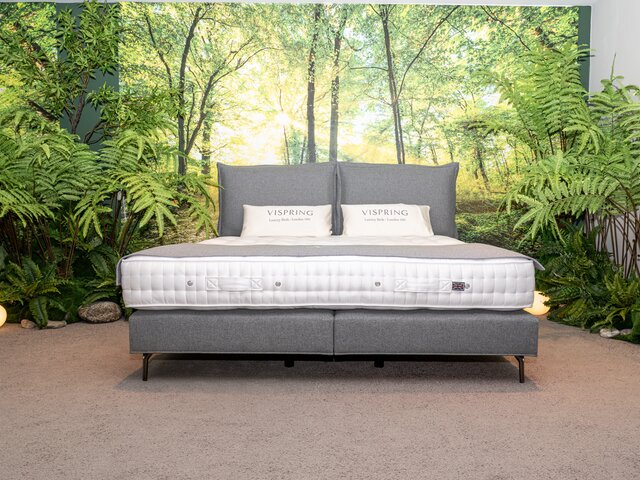 Vispring Boxspringbett KATHERINE grau 95569 5