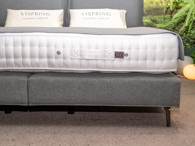 Vispring Boxspringbett KATHERINE grau 95569 6