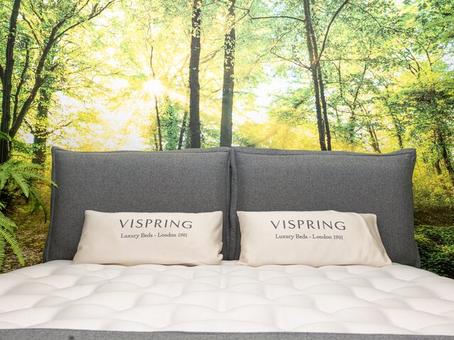 Vispring Boxspringbett KATHERINE grau 95569 7