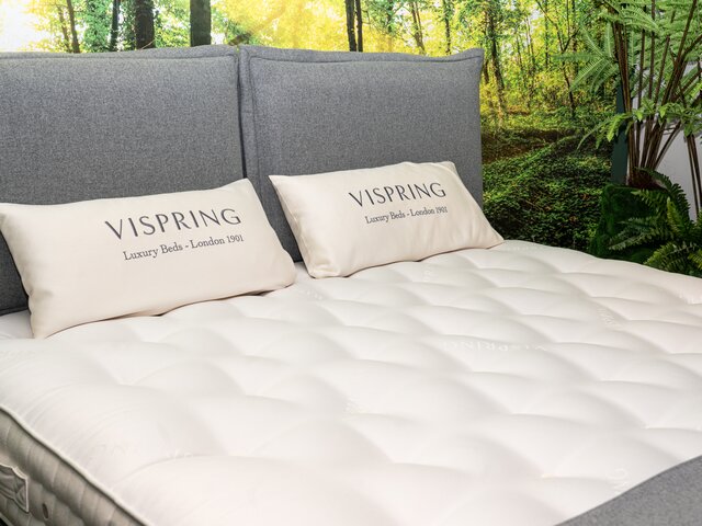 Vispring Boxspringbett KATHERINE grau 95569 8