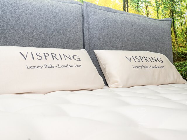 Vispring Boxspringbett KATHERINE grau 95569 9