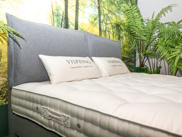 Vispring Boxspringbett KATHERINE grau 95569 10