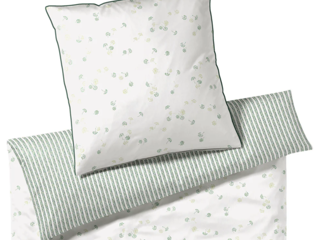 Elegante Bettwäsche 4 Fleurs blattgrün 70836 1 Elegante Bettwäsche 4 Fleurs blattgrün 70836 1