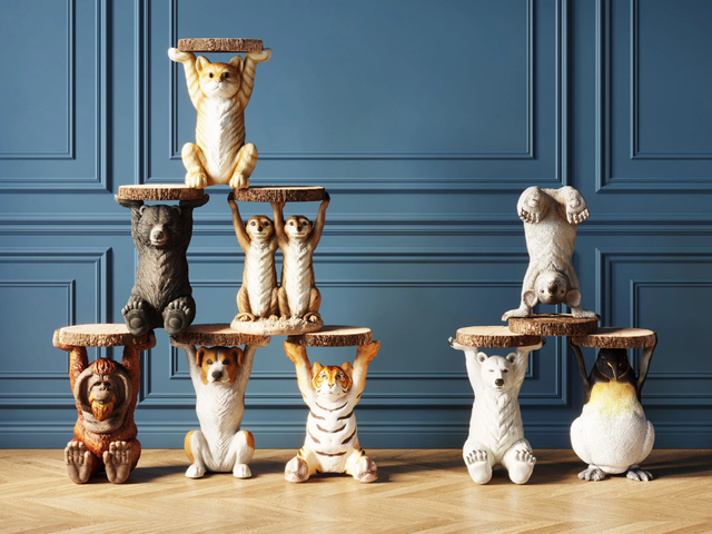 Kare Beistelltisch Meerkat Sisters 8957 4 Kare Beistelltisch Meerkat Sisters 8957 4