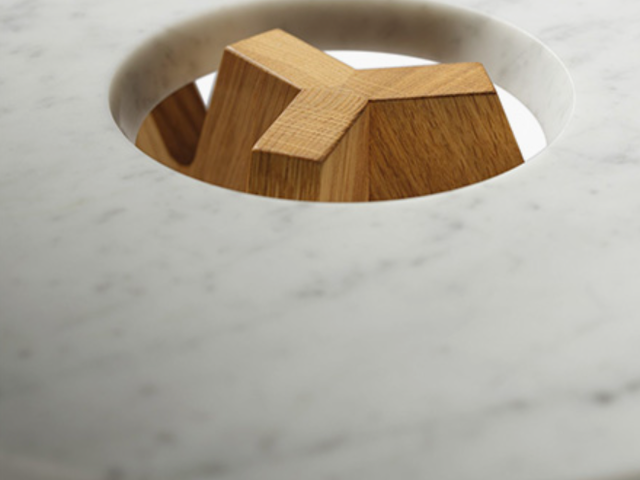 Team 7 Beistelltisch treeO carrara 3504 3