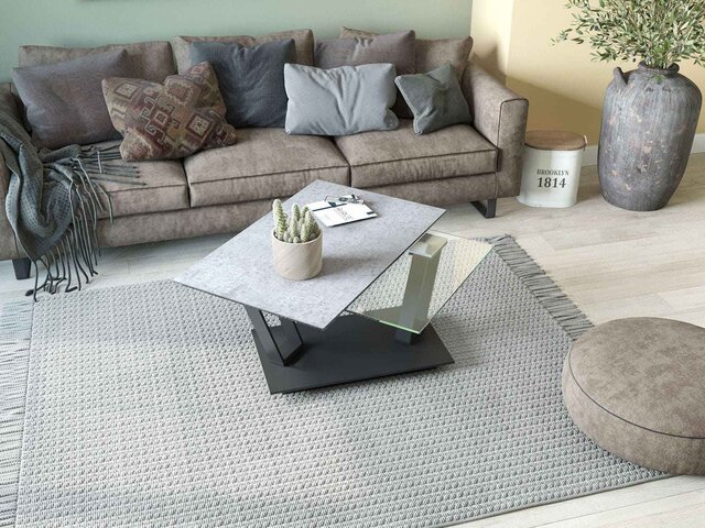 Akante Couchtisch BARCELONA silver 59440 3