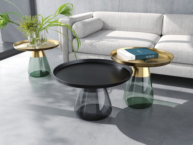 Akante Couchtisch DROP schwarz 71008 3