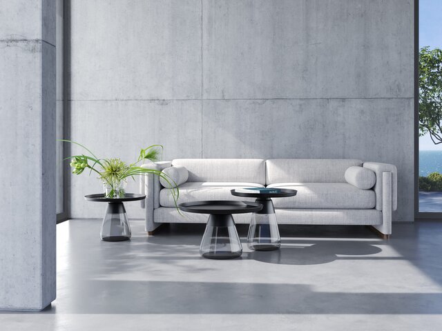 Akante Couchtisch DROP schwarz 71008 2