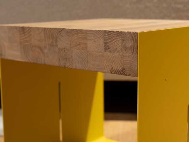 Föger Beistelltisch 7505 zitronengelb 41304 3