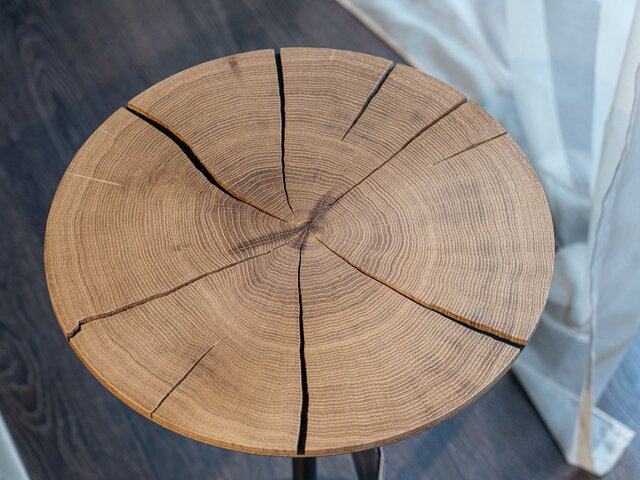 Hartmann Beistelltisch NATURSTÜCKE riffeiche 73386 2