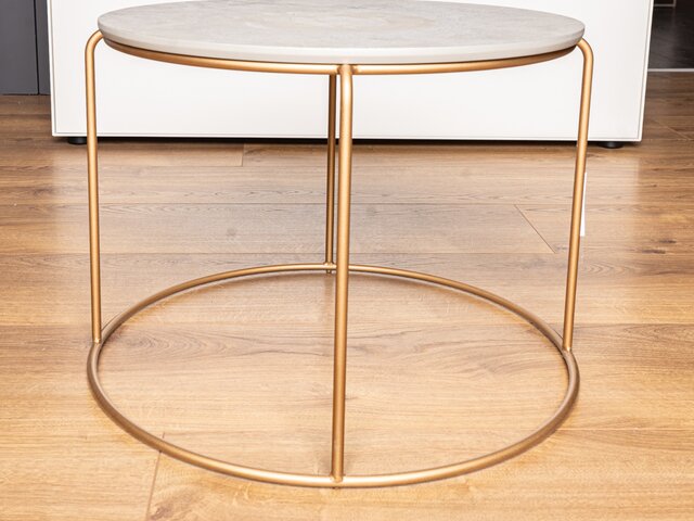 freistil Couchtisch 151-224 perlgold-blanco 14030 5