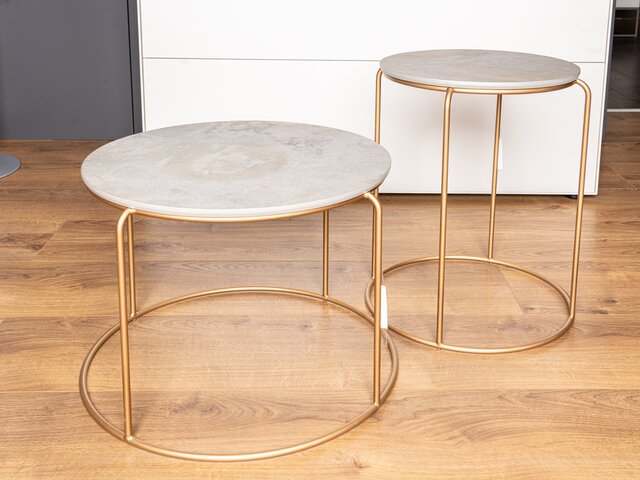 freistil Couchtisch 151-224 perlgold-blanco 14030 6