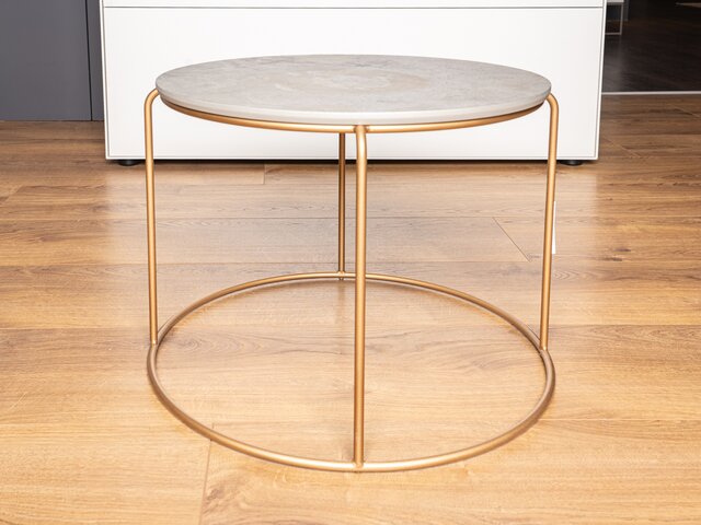 freistil Couchtisch 151-224 perlgold-blanco 14030 2