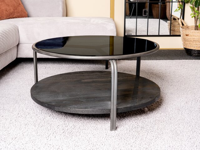 Gutmann Couchtisch BLACK BETTY Mangoholz 58135 2