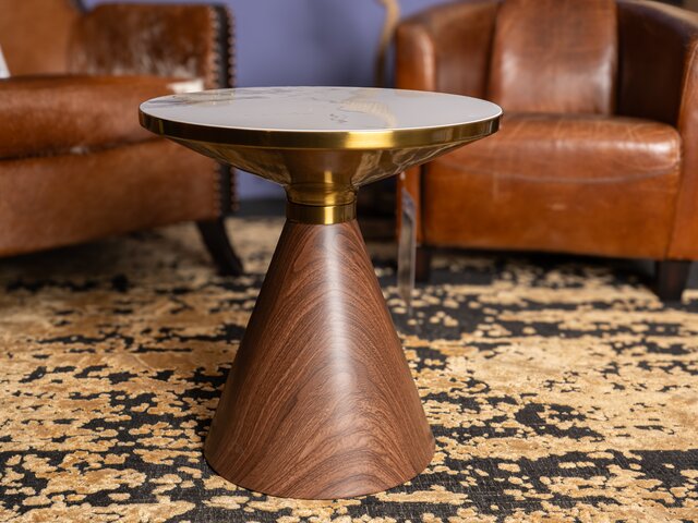 Kare Beistelltisch CANO Keramik / Holz 95340 2